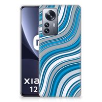 Xiaomi 12 Pro TPU bumper Waves Blue - thumbnail