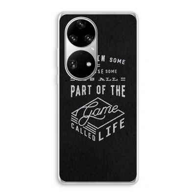 Life: Huawei P50 Pro Transparant Hoesje