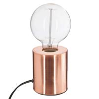 Atmosphera Tafellamp Saba - metaal - koper - H10 cm - Leeslampje - Designlamp   - - thumbnail