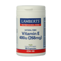 Vitamine E 400IE natuurlijk 180 Vegetarische capsules