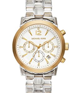 Horlogeband Michael Kors MK6200 Kunststof/Plastic Transparant 22mm