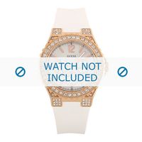 Horlogeband Guess W0149L6 / W16577L1 Silicoon Wit 11mm