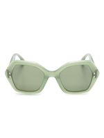 Isabel Marant Eyewear lunettes de soleil teintées à monture oversize - Vert