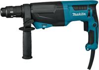 Makita hr2670ft combihamer | sds-plus | met verwisselbare boorkop | 800w 3.0j - hr2670ft