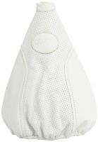 Race Sport pookhoes unniverseel 170 260 mm leer wit - thumbnail