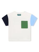 Kenzo Kids t-shirt en coton biologique à logo imprimé - Blanc - thumbnail