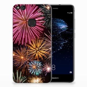 Huawei P10 Lite Silicone Back Cover Vuurwerk