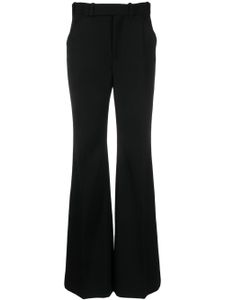 Chloé pantalon en laine à coupe ample - Noir