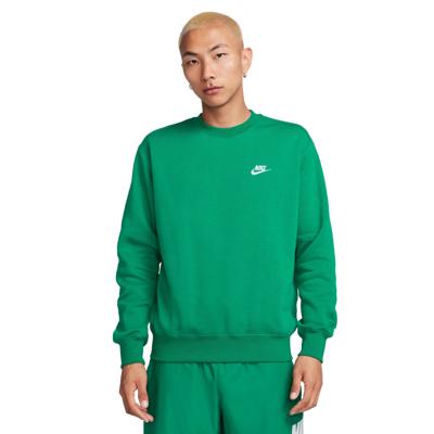 Nike Sportswear Club Fleece Crew Sweater Groen Wit
