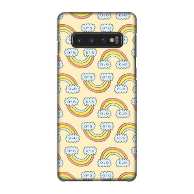Regenboog: Samsung Galaxy S10 4G Volledig Geprint Hoesje