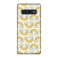 Regenboog: Samsung Galaxy S10 4G Volledig Geprint Hoesje