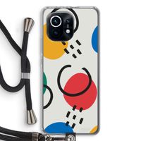Illustratieve pop 3: Xiaomi Mi 11 Transparant Hoesje met koord