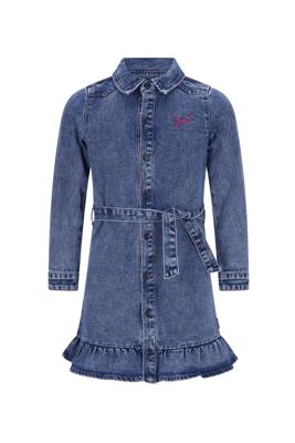 B.Nosy winter jurk meisjes - blauw - Dilan - denim
