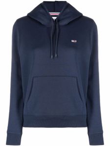 Tommy Hilfiger hoodie à logo brodé - Bleu