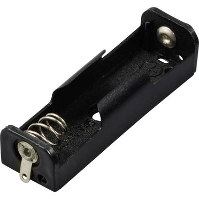 TRU COMPONENTS TC-13220512 Batterijhouder Aantal cellen: 1 AA (penlite) Soldeeraansluiting (l x b x h) 57 x 17 x 14 mm