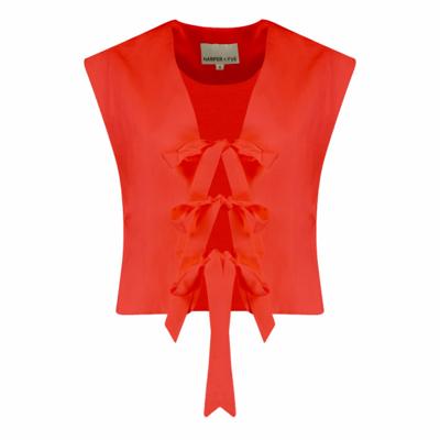 Harper & Yve - Rood | Dames | Gilet | Rood | XL | regular | Kamst mode