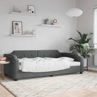 Slaapbank 80x200 cm stof donkergrijs