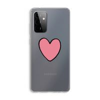 Hartje: Samsung Galaxy A72 Transparant Hoesje