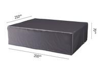 Loungesethoes 250x200xH70 cm antraciet AeroCover - Aerocover
