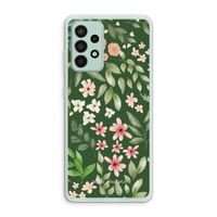 Botanical green sweet flower heaven: Samsung Galaxy A52s 5G Transparant Hoesje