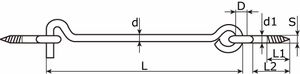 WINDH+2 OGEN 4.40X100MM RVS