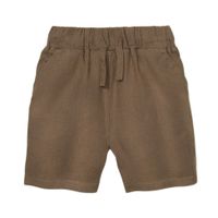 Linnen shorts, taupe Maat: 134/140