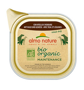 Almo Nature Dailymenu bio pate hond Kalf en groenten 100gr