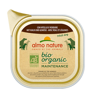 Almo Nature Dailymenu bio pate hond Kalf en groenten 100gr