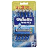 Gillette Gillette Scheermesjes - Sensor 3 Cool 5 Stuks - thumbnail