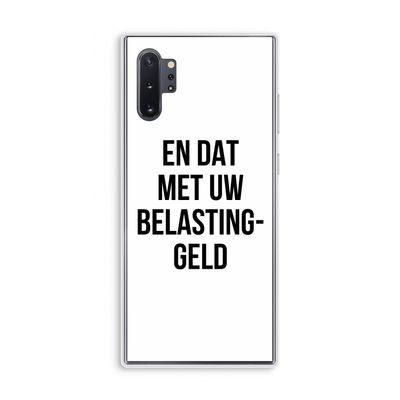 Belastinggeld: Samsung Galaxy Note 10 Plus Transparant Hoesje