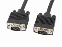 Lanberg CA-VGAC-10CC-0100-B VGA kabel 10 m VGA (D-Sub) Zwart