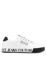 Versace Jeans Couture baskets en cuir à logo imprimé - Blanc - thumbnail