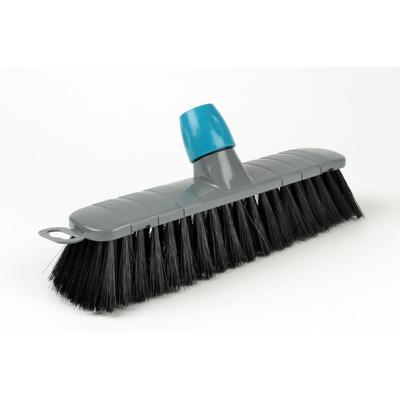 Linea kamerbezem 28cm kunststof zwart