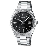 Casio DATE Zilverkleurig Multifunctioneel Zwart (Ø 39 mm) Heren horloge