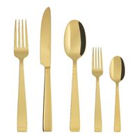 Sambonet Bestekset Flat - Goud - 30 delig / 6 personen