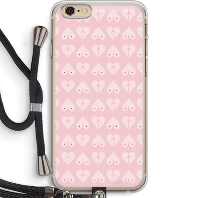 Ass 'n Titties: iPhone 6 PLUS / 6S PLUS Transparant Hoesje met koord