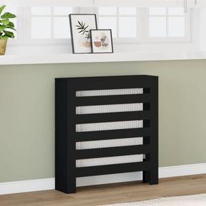 VidaXL Radiatorombouw 78x20x82 cm bewerkt hout zwart