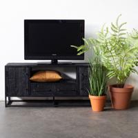 Tv-Meubel Pure Black 130cm - Giga meubel - thumbnail