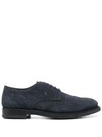 Tod's richelieus en daim - Bleu