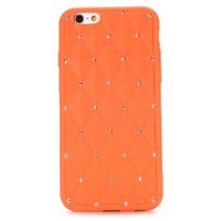 Stars oranje iPhone 6 Siliconen hoes