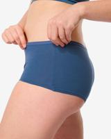 140 Dames Shorties Stretch Katoen - 2 Stuks Blauw (blauw)