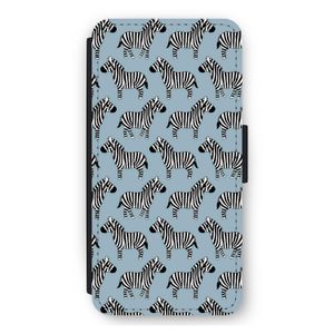 Zebra: iPhone 12 Pro Max Flip Hoesje