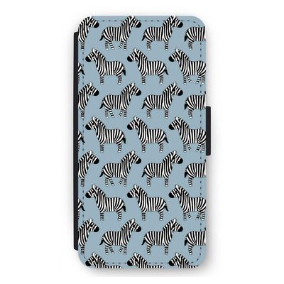 Zebra: iPhone 12 Pro Max Flip Hoesje