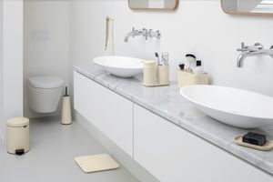 Brabantia ReNew Toiletborstel - staand - houder - soft beige 223228
