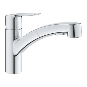 Grohe QuickFix Start keukenmengkraan met uittrekbare handdouche chroom