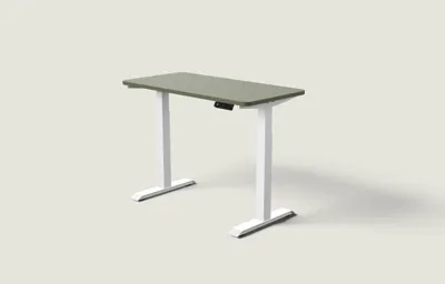 Desktronic HomeOne bureau Wit / Olijfgroen / 120x60 cm