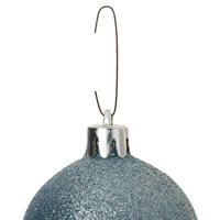 Kerstbalhaakjes - 300x stuks - zwart - 7 en 10 cm - kerstboomhaakjes