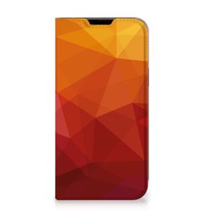 Stand Case voor Apple iPhone 14 Plus Polygon Red