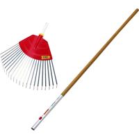 WOLF-Garten multi-star uf-m bladhark + multi-star zm 140 essenhouten steel (rood/houtkleur)