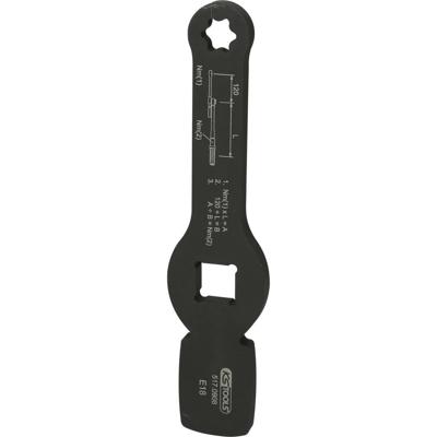 KS Tools 517.0908 3/4 slag-Torx-E-sleutel met 2 slagvlakken, E18